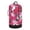 Fuchsia, variant on Large Capacity Drawstring Laundry Backpack Portable Dirty Clothes Hamper Blue and White Floral Pattern