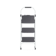 thumbnail image 3 of Gorilla Ladders 3-Step Steel Step Stool – 225 lb Capacity, Non-Slip, Folding Safety Ladder for Home & Garage Use, 3 of 7