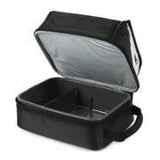 Arctic Zone Expandable Upright HardBody® Lunch Box, Black and White