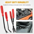 thumbnail image 2 of GOOACC 330Pcs Trim Removal Tool, Auto Push Pin Bumper Retainer Clip Set Fastener Terminal Remover Tool Adhesive Cable Clips Pry Kit Car Panel Radio Removal Auto Clip Pliers, Red, 2 of 10