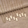 thumbnail image 5 of PERITANG Dainty Layered Initial Necklaces for Women Trendy Figaro Chain Necklace Initials Necklace initial letter pendant necklace, 5 of 7