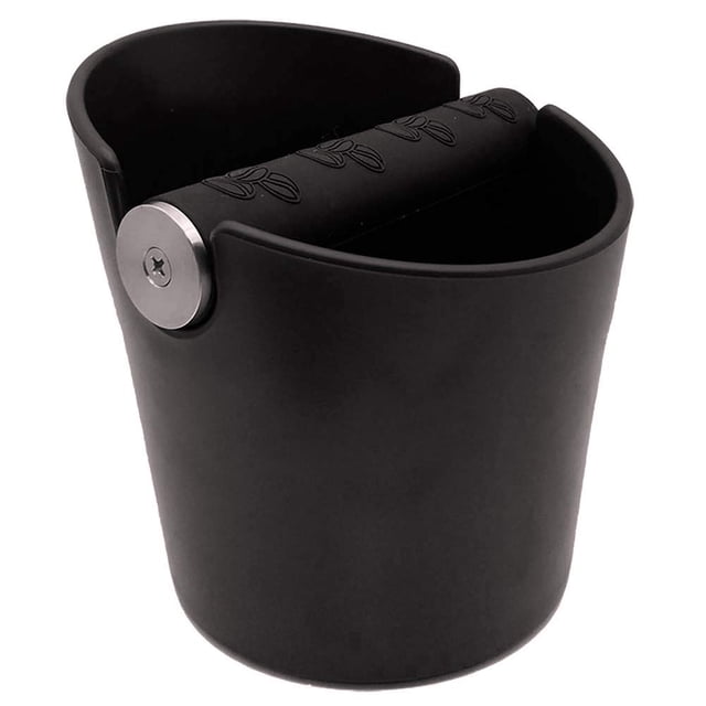 Caja de golpeo para café HOMEE de 12 cm estilo barista con barra metálica