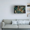 thumbnail image 2 of Canvas Wall Art - Ray Heere 'Watercolor Tropical Collage Black 3' Wall Art for Living Room, Bedroom, or Office Décor by Trademark Fine Art - 24 x 16 Inches, 2 of 4