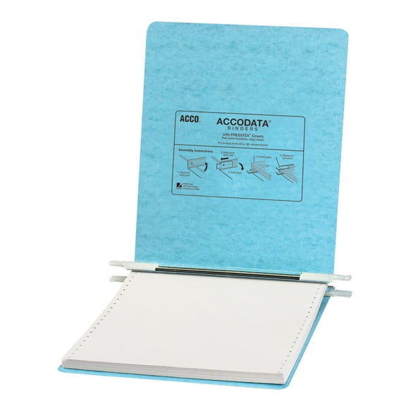 Wilson Jones® Wilson Jones® Presstex® Pressboard Data Binder, Moisture-Resistant, 41% Recycled, Light Blue