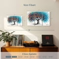 thumbnail image 3 of Elephant Stock Tree Of Optimism Wall Art - Horizontal Multi Panel Canvas - Living Room Wall Decor - Floral And Botanical Multi Panel - Gray And Gold Decor By Ashvin Harrison - 23" x 14", 3 of 4