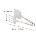 thumbnail image 2 of 1 Pc Pelle à Fuite Créative Spatule de Poisson Simple (Argent), 2 of 8