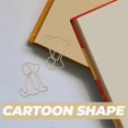 thumbnail image 4 of Cute Dog Shaped Paper Clips Metal Wire Paperclips for Organizing 60Pcs, 4 of 4