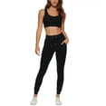 thumbnail image 2 of Calvin Klein Womens Performance Logo-Tape Thermal High-Waisted Leggings,X-Large, 2 of 2