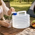 thumbnail image 6 of Collapsible Water Jug Water Jug with Spigot for Camping Travel Outdoor Emergency Water Storage Clear Plastic Water Container Dispenser 2.5 Gallon 1 Pack, 6 of 8