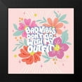 thumbnail image 2 of Graham, Gia 12x12 Black Modern Framed Museum Art Print Titled - Bad Vibes I Sq, 2 of 5
