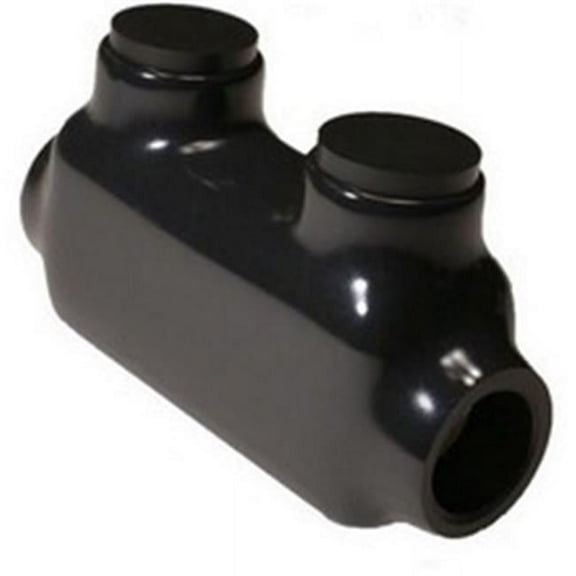 Morris 97017 Insulated In-Line Splice 2 Set Screws - Black, 3.46 in.