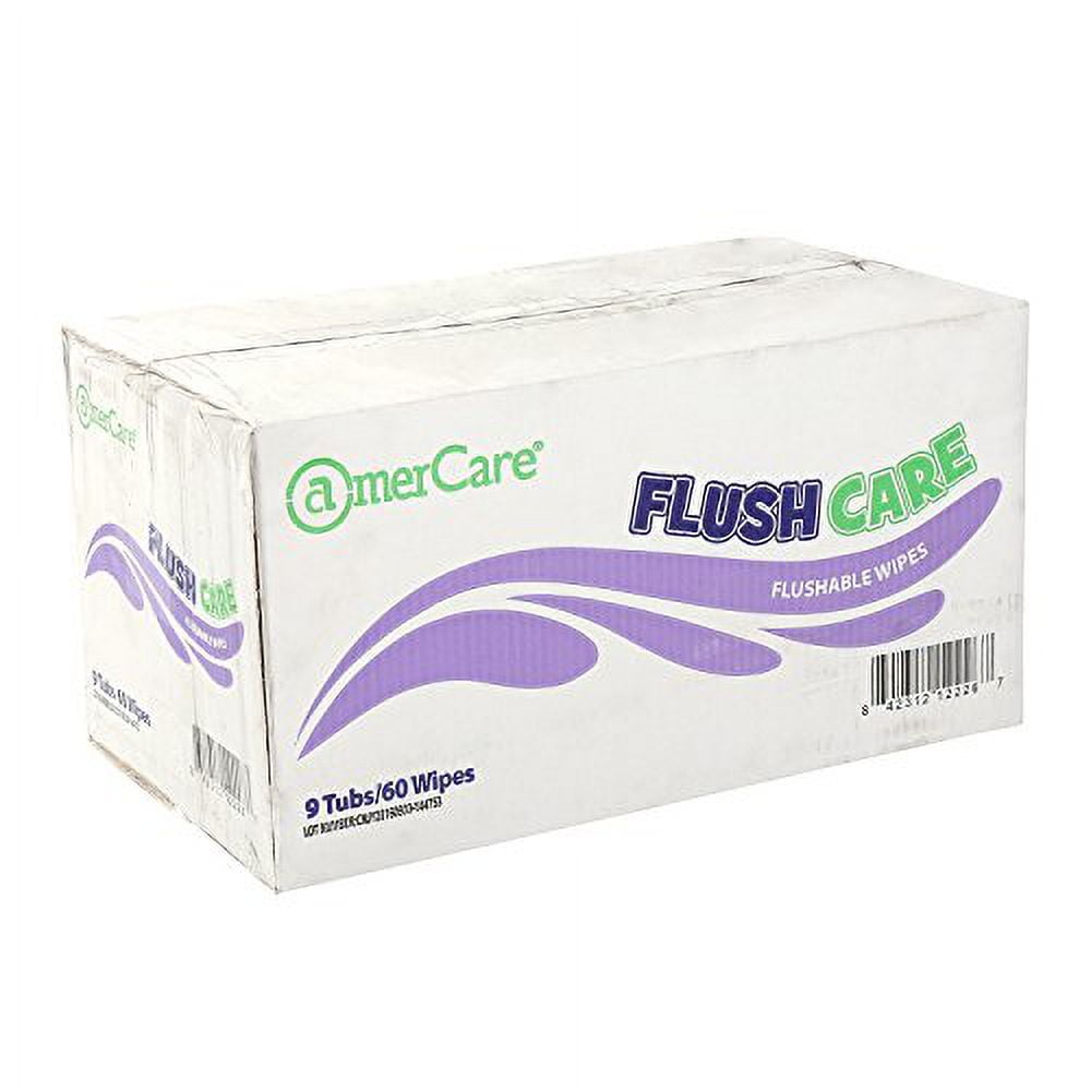 AmerCare 9 Inch x 11 Inch Spunlace Personal Care Wipes, Case of 540 wipes