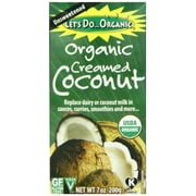 Let's Do Organic Creamed Coconut, 7 Ounce