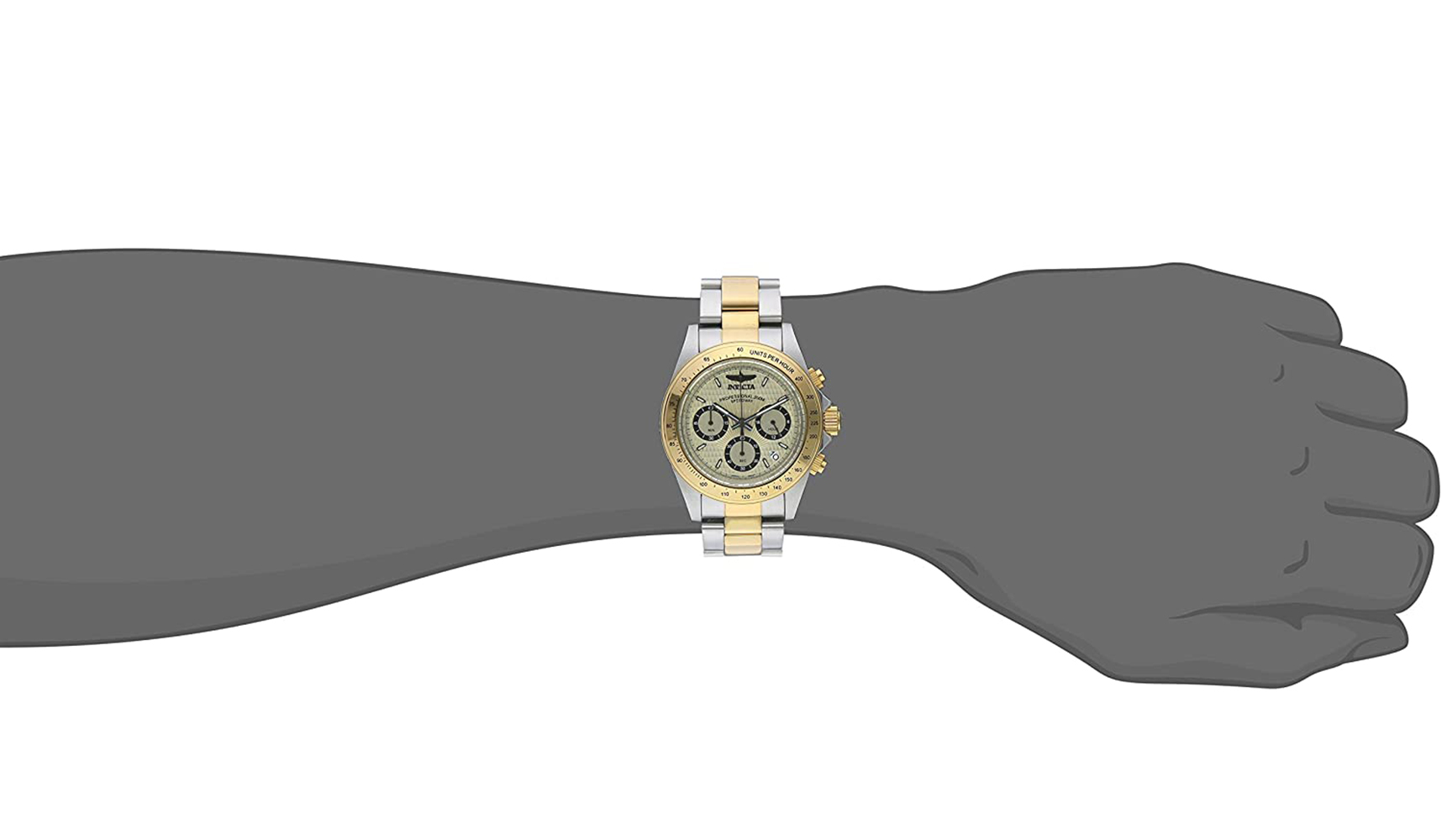 Invicta Men's Speedway Gold Dial Watch - 14930