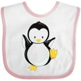thumbnail image 3 of Inktastic Penguin Boys or Girls Baby Bib, 3 of 4