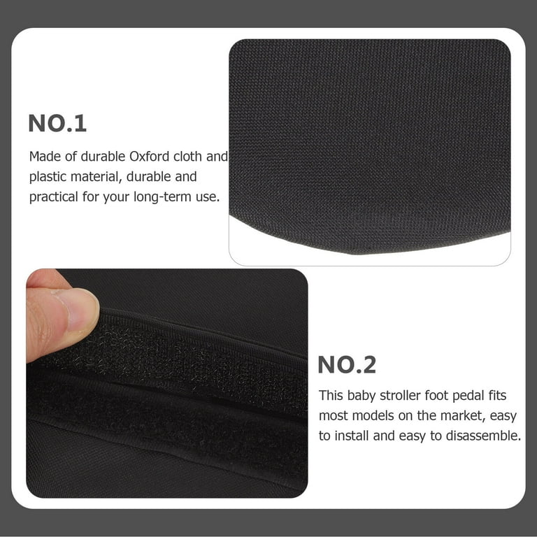 Baby Stroller Foot Pedal Extension Footrest Pram Footboard Stroller Accessory