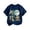 T10-Navy, variant on Ulitacool Tops For Boy Crewneck Cartoon Graphic Short Sleeve T Shirts Little Boys Retro Wear Navy