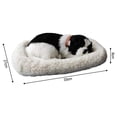 thumbnail image 2 of Peluche para dormir, juguetes de peluche, de simulación, lindo regalo Border collie Zulema Gato durmiendo respirando, 2 of 7
