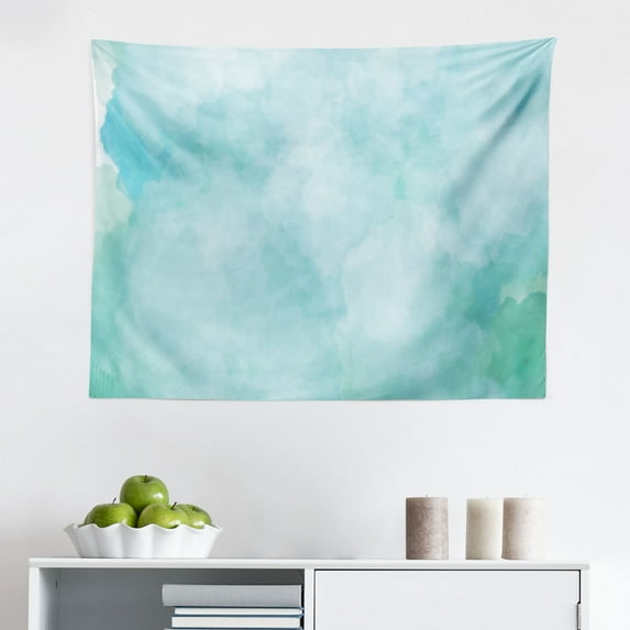 Art Abstract Tapestry, Contemporary Novelty Artwork with Irregular Jumble Colorful Line Strokes, Fabric Wall Hanging Decor for Bedroom Living Room Dorm, 2 Sizes, Multicolor, by Ambesonne