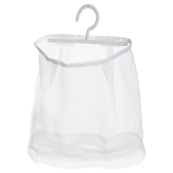 MERRYHAPY Hanging Mesh Bag Polyester White Homeowners Kitchen 1Set 13.7X10.9X0.4In