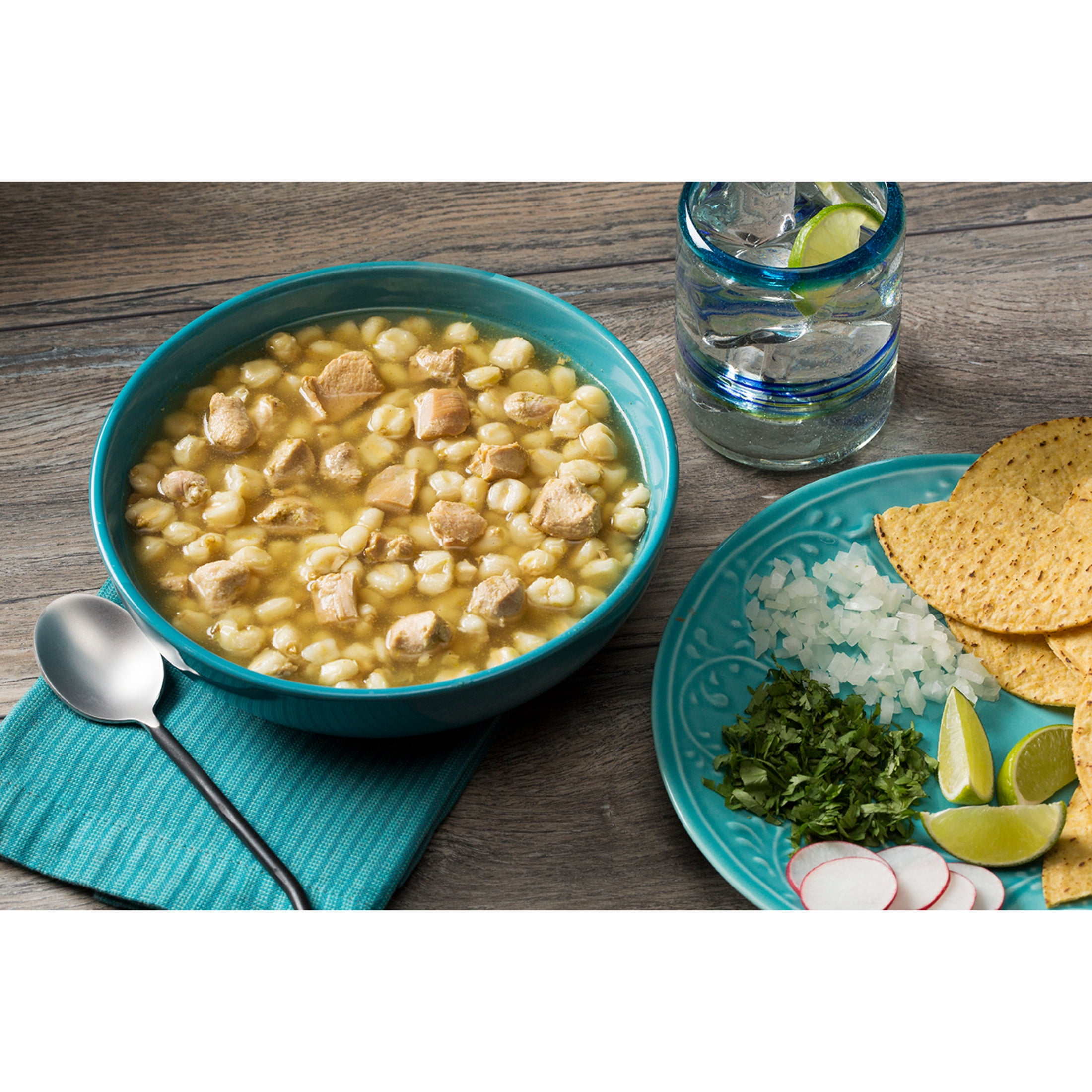 (2 pack) Juanita’s Foods Ready to Serve Chicken Pozole with Green Chile Soup, 25 oz Can