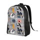 thumbnail image 2 of Fotbe Dog Mochila de Viaje para Laptop, Mochila Ejecutiva Delgada y Resistente 15.6", 2 of 8