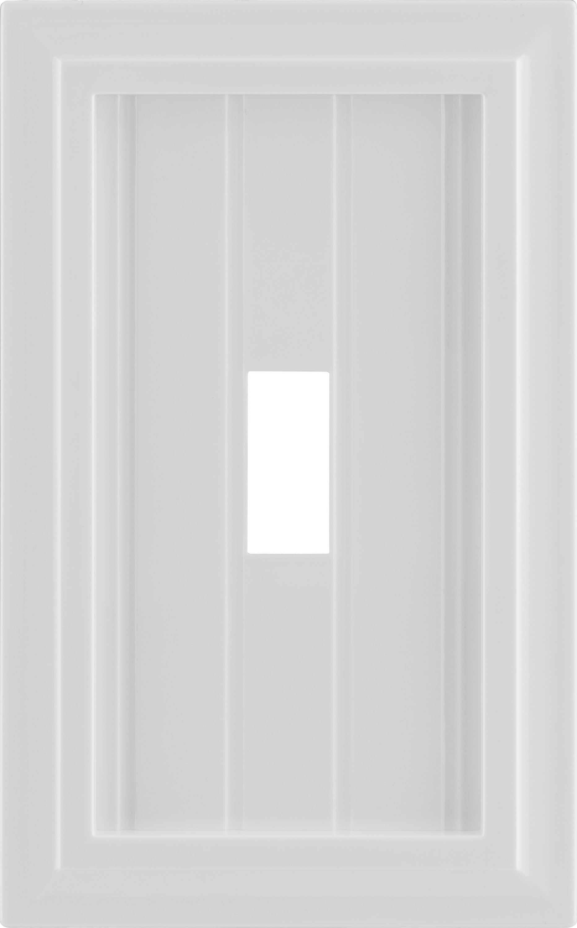 Ultra Pro Screwless Wallplate, Single Toggle, Switch Plate, White Coastal