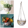 thumbnail image 4 of Jardineras Colgantes DYNWAVEMX Maceta Decorativa Cesta colgante Amarillo, 4 of 8