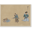thumbnail image 2 of Historic Framed Print, [Japanese Ukiyo-e drawing] - 14, 17-7/8" x 21-7/8", 2 of 9