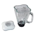 thumbnail image 4 of HQRP Glass Square Replacement Blender Jar Set Compatible with Oster Osterizer Blender Models, 6-Cup, 1.75L Pitcher, 0.46 Gallon Capacity, White Lid, 4 of 7