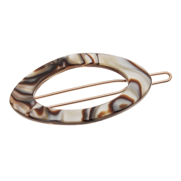 Pasador France Luxe Narrow Oval en Tige Boule - Ónix