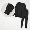thumbnail image 6 of Mifsaly Track Suits 2 Piece Set for Women Loose Crewneck Sweatshirts and Base Leggings Fall Winter Daily Athletic Running Lounge Matching Outfits, 6 of 7