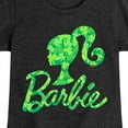 thumbnail image 3 of Barbie - Logo Shamrock Pattern - Toddler And Youth Long Sleeve Graphic T-Shirt, 3 of 5