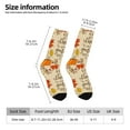 thumbnail image 2 of Logiee Thanksgiving With A Grateful Heart Print Adult Socks for Men & Women,Calf Socks, Ankle Socks,Boots Socks,Breathable Casual Sock,Unisex Crew Socks, 2 of 6