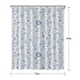 thumbnail image 5 of Pioneer Flower Floral Print Pattern Shower Curtain 72"x84", Bathroom Decorative Shower Curtain Set with 12 Hooks, Waterproof Washable, 5 of 6