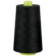 thumbnail image 2 of Sedona Designz 6000 Yard Spool Black Sewing Thread 100 Percent Polyester All Purpose Overlock Cone, 2 of 16