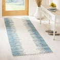 thumbnail image 3 of SAFAVIEH Montauk Twyla Striped Cotton Area Rug, Blue, 3' x 5', 3 of 10