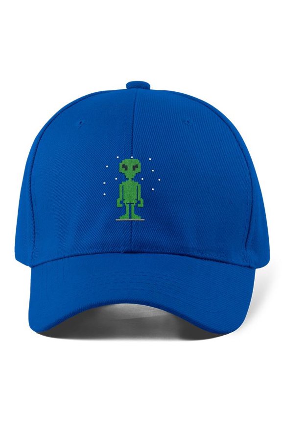 Green Pixel Alien Hat Hat -Image by Shutterstock, Small