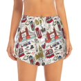thumbnail image 2 of Balery London Landmark1 Pantalones cortos deportivos para mujer con forro y dos bolsillos, elásticos, para entrenamiento, gimnasio, yoga-X-Large, 2 of 7