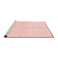 thumbnail image 2 of Ahgly Company Machine Washable Indoor Round Abstract Red Modern Area Rugs, 5' Round, 2 of 4