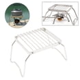 thumbnail image 3 of 1PC Foldable Barbecue Rack And Baking Rack For Grill Portable Outdoor Picnics Grill Camping Barbeque Folding Cooking Camping & Hiking Silver, 3 of 8