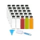 thumbnail image 1 of Botellas de plástico REUTILIZABLES JINMJMXG 12 oz transparentes para jugos agua batidos, 1 of 5