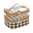 thumbnail image 2 of Double Layer Portable Portable Toiletries Storage Box Large Capacity Cosmetics Storage Bag, 2 of 3