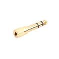 thumbnail image 1 of Convertidor de adaptador de audio Hugo Enchufe de 6,35 Mm a Conector para Auriculares de 3,5 Mm, 1 of 5