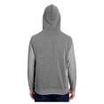 thumbnail image 4 of Adult Triblend Fleece Sleeveless Hooded Sweatshirt - SMOKE TRIBLEND - XL, 4 of 10