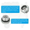 thumbnail image 4 of Unique Bargains Air Compressor Oil Sight Glass, G 3/8" Male Thread Aluminum Alloy Oil Liquid Level with O-ring 3 Pack, 4 of 6