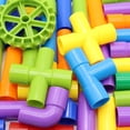 thumbnail image 2 of Bloques de construcción de tuberías de agua para niños, juguetes de ensamblaje, ensamblaje de plástico para niños de 3, 4 y 6 años, ensamblaje educativo para niños de 7 años, 2 of 5