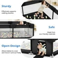 thumbnail image 4 of babyeap Baby Playpen,50x50 Inch Baby Playards for Babies and Toddlers,Fence Baby Play Yards for Indoor & Outdoor with Breathable Mesh,Black, 4 of 7