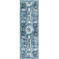 thumbnail image 2 of Rugs.com Charleston Collection Rug – 6 Ft Runner Navy Blue Low-Pile Rug Perfect For Hallways, Entryways, 2 of 8