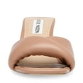 thumbnail image 3 of Steve Madden Thai Slip On Cushioned Tan Leather Square Toe Kitten Heeled Sandal (8.5, TAN LEAT), 3 of 6